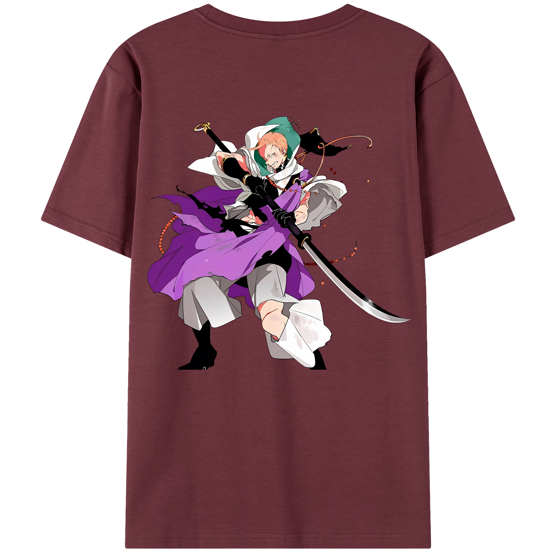 （画像用） 刀剣乱舞 Touken Ranbu 綿100％半袖Tシャツ（背面プリント）
